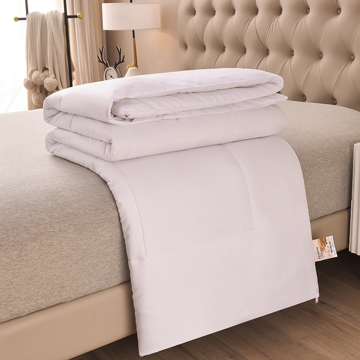 91家纺网 家纺一手货源 找家纺 招财狼床垫 新款宾馆酒店学生加厚磨毛被芯 酒店学生医院 军队 工地 专用被芯 白色