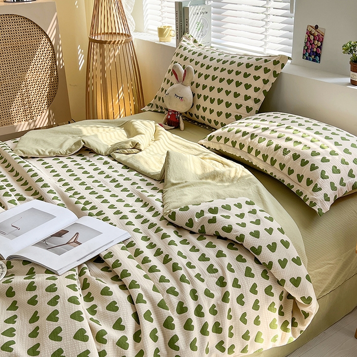 91家纺网 家纺一手货源 找家纺 （总）梦莱情 2025新款泡泡棉提花夏被