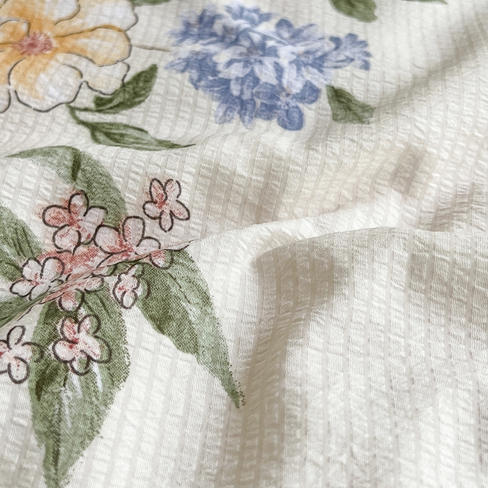 91家纺网 家纺一手货源 找家纺 梦莱情 2025新款泡泡棉提花夏被 俏佳人