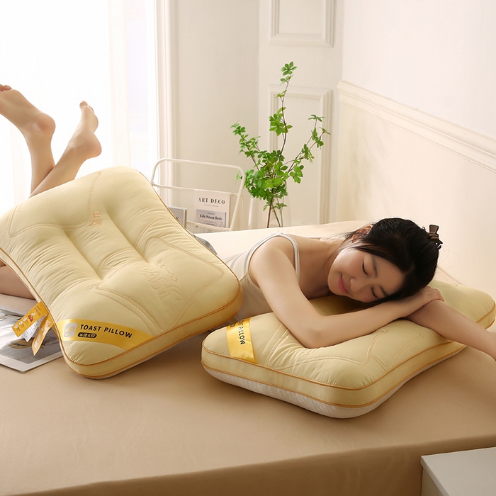 91家纺网 家纺一手货源 找家纺 （总）蔻眠 2024新款超柔深睡Q弹吐司面包护颈枕头学生成人枕芯