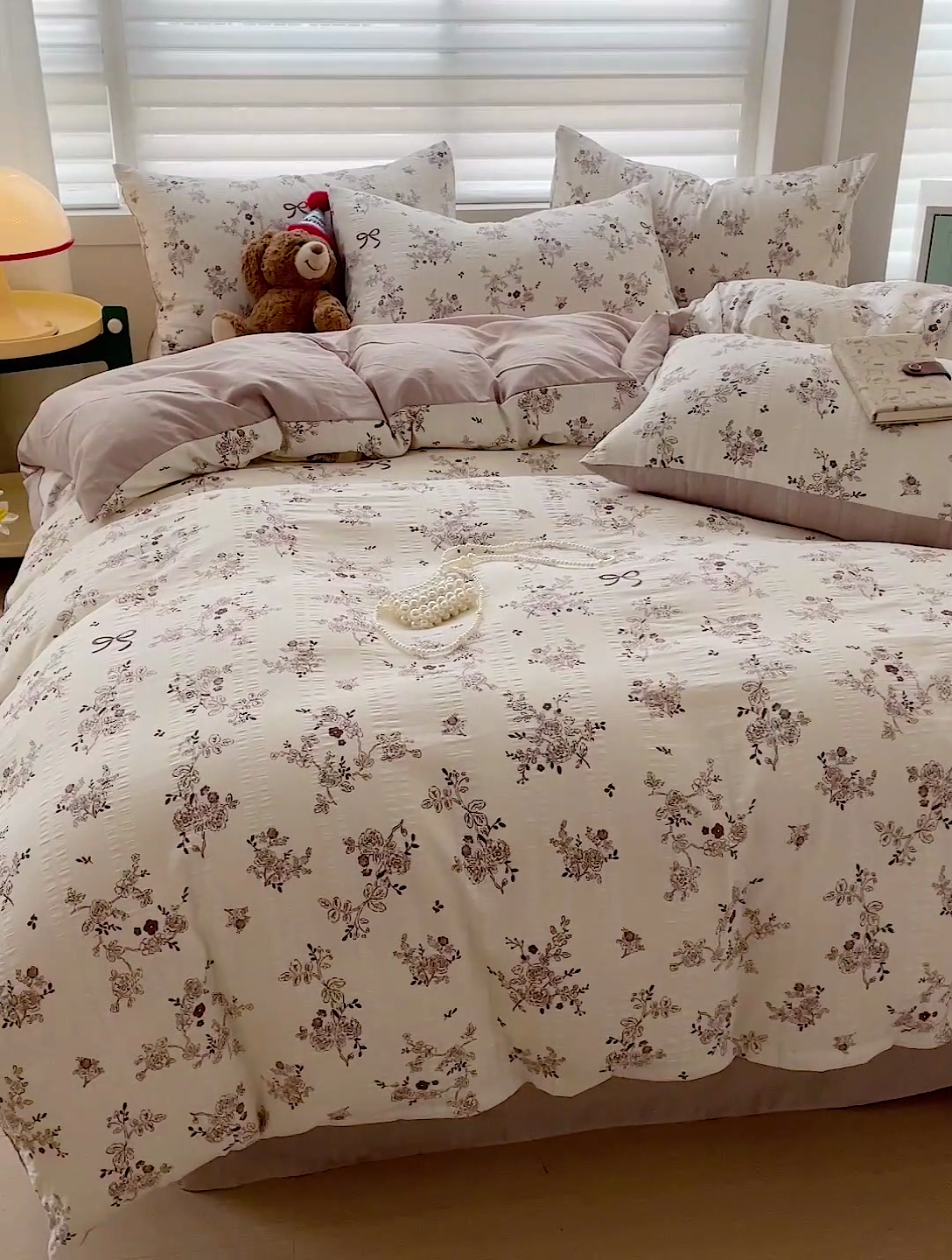 91家纺网 家纺一手货源 找家纺 优选良品 2025新款有氧提花云纱棉圆角吊边工艺款四件套学生三件套 疏影