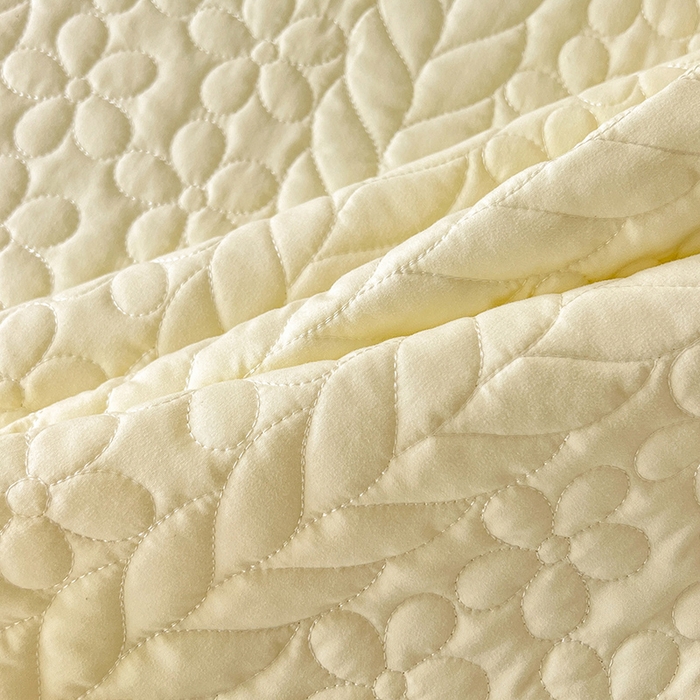 91家纺网 家纺一手货源 找家纺 唐人居 2025新款韩式花边蝴蝶结床盖四件套-优雅恋人 优雅恋人-奶白