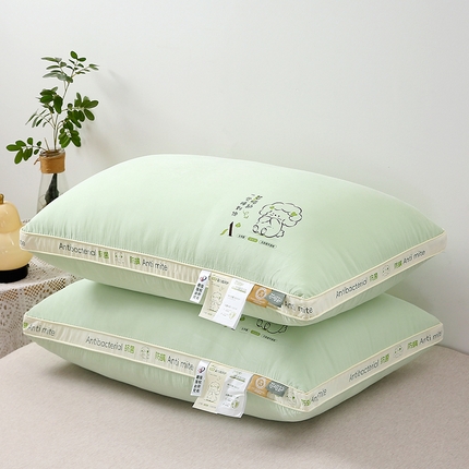 91家纺网 家纺一手货源 找家纺 （总）梦叶草 2025新款无荧光抗菌防螨芯呵护枕芯