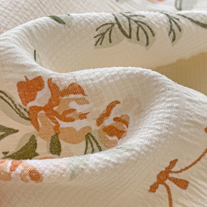 91家纺网 家纺一手货源 找家纺 优选良品 2025新款有氧提花云纱棉圆角吊边工艺款四件套学生三件套 玫瑰庄园