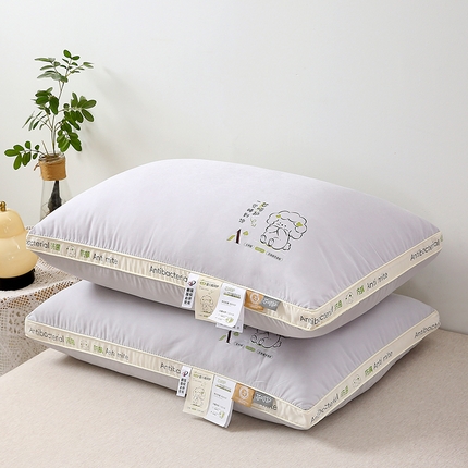 91家纺网 家纺一手货源 找家纺 （总）梦叶草 2025新款无荧光抗菌防螨芯呵护枕芯