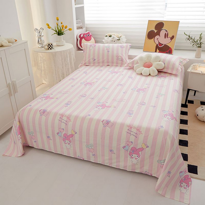 91家纺网 家纺一手货源 找家纺 一米阳光 2024新款卡通春夏棉加豆豆被 美乐蒂棉加豆豆被