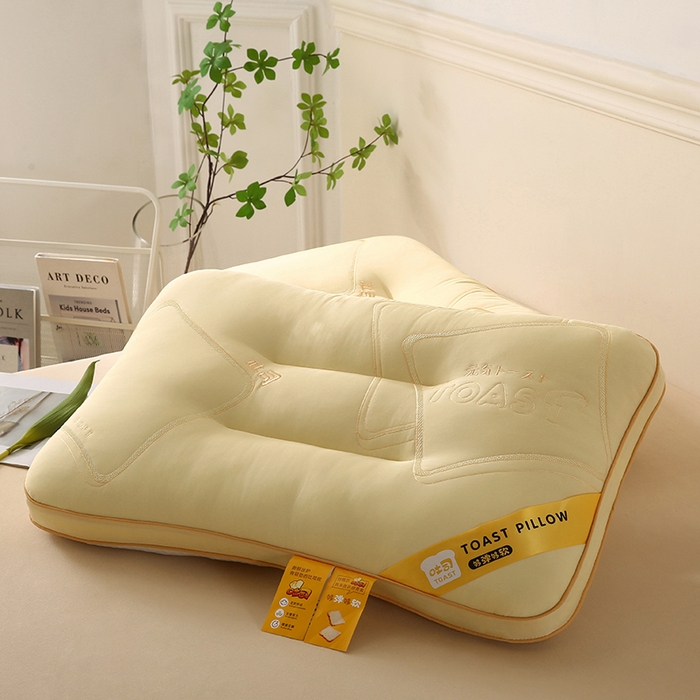 91家纺网 家纺一手货源 找家纺 （总）蔻眠 2024新款超柔深睡Q弹吐司面包护颈枕头学生成人枕芯