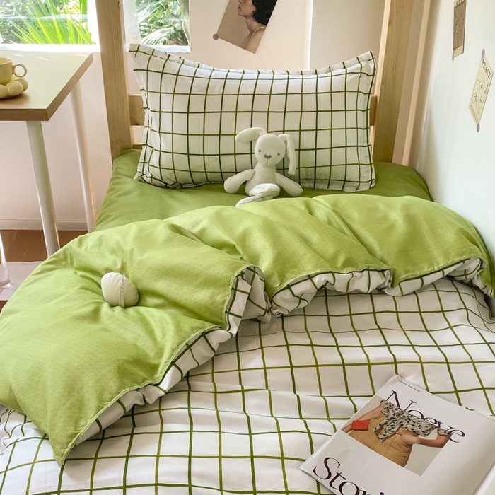 91家纺网 家纺一手货源 找家纺 雅蔓依 2025新款亲肤芦荟棉宿舍上下铺单人床学生三件套六件套 悉尼