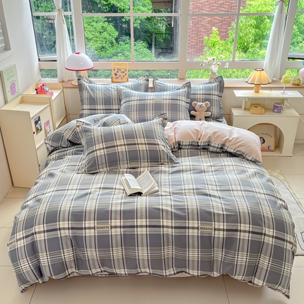 91家纺网 家纺一手货源 找家纺 （总）菲梵家纺 2025新款喷气小清新全棉印花四件套（预留缩水）