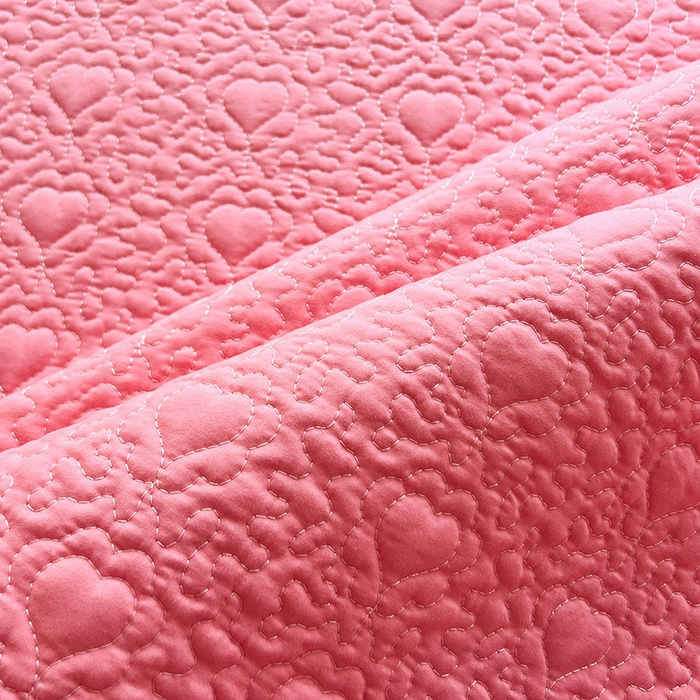 91家纺网 家纺一手货源 找家纺 唐人居 2025新款韩式花边蝴蝶结床盖四件套-浪漫满屋 浪漫满屋-红玉