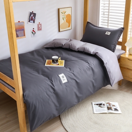 91家纺网 家纺一手货源 找家纺 （总）乐旗家纺 2025新款全棉床笠款学生上下铺宿舍三件套六件套