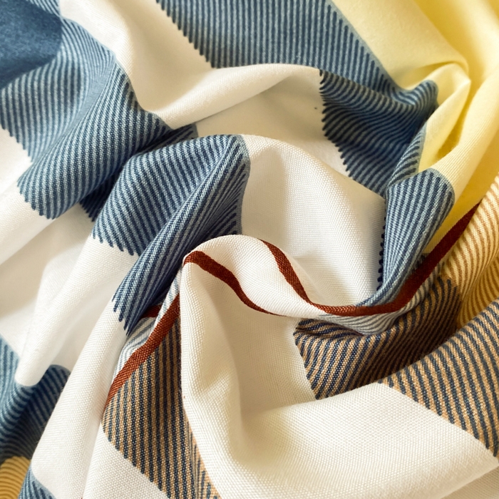 91家纺网 家纺一手货源 找家纺 雅蔓依 2025新款亲肤芦荟棉宿舍上下铺单人床学生三件套六件套 米兰格调