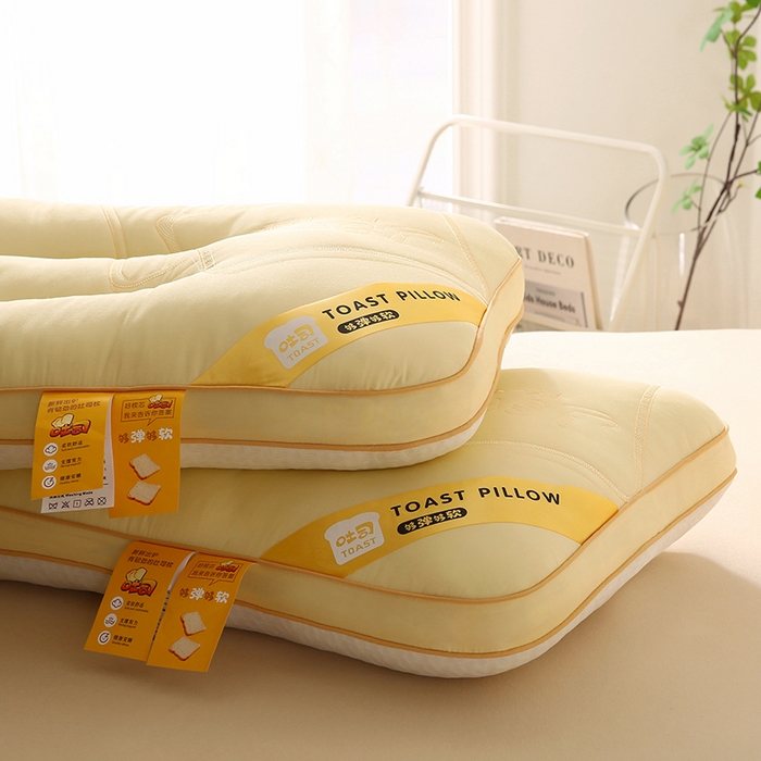 91家纺网 家纺一手货源 找家纺 （总）蔻眠 2024新款超柔深睡Q弹吐司面包护颈枕头学生成人枕芯