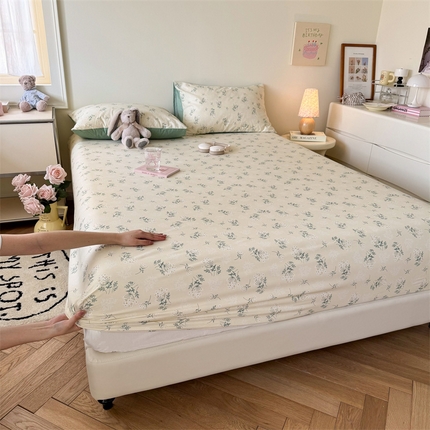 91家纺网 家纺一手货源 找家纺 （总）名兮家居 2024新款全棉卡通印花床笠