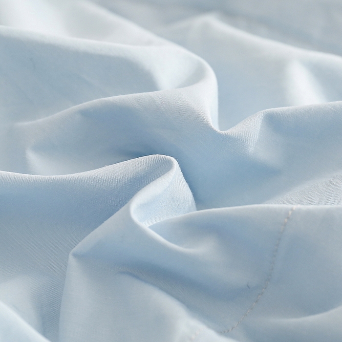 91家纺网 家纺一手货源 找家纺 俏企鹅 2025新款100支可水洗云柔棉羽绒被夏被夏凉被空调被子被芯 天空蓝