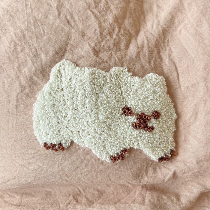 91家纺网 家纺一手货源 找家纺 韩巢家纺 2024新款四季通用超柔水洗棉毛巾绣单件被套-小白熊系列（提供卖家秀 ） 小白熊 浅咖