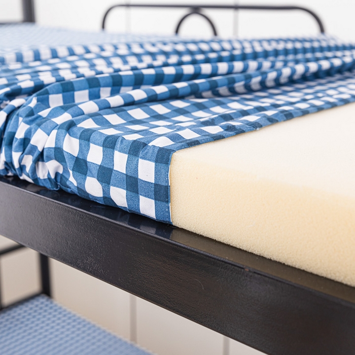 91家纺网 家纺一手货源 找家纺 楠沐家纺 2025新款大学生床垫套可拆洗学生宿舍亲肤床垫套 蓝小格