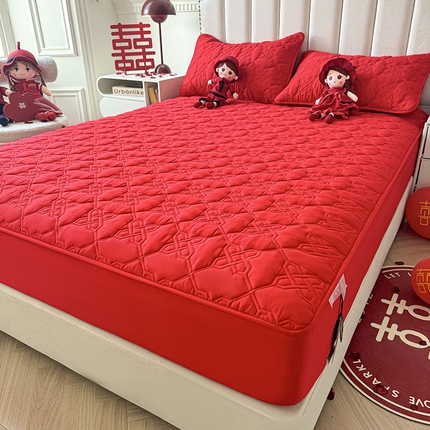 （总）3C 2024新款A类喜嫁全棉大豆床笠系列