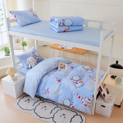 金鑫汇家纺 2024新款全棉宿舍印花三件套第二批 星际穿越