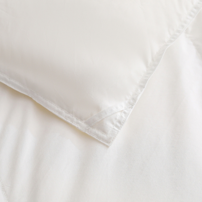 91家纺网 家纺一手货源 找家纺 俏企鹅 2025新款100支可水洗云柔棉羽绒被夏被夏凉被空调被子被芯 月牙白