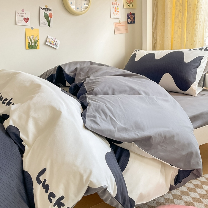 91家纺网 家纺一手货源 找家纺 （总）金鑫汇家纺 2024新款全棉宿舍印花三件套第一批