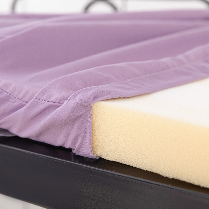 91家纺网 家纺一手货源 找家纺 楠沐家纺 2025新款大学生床垫套可拆洗学生宿舍亲肤床垫套 浅紫