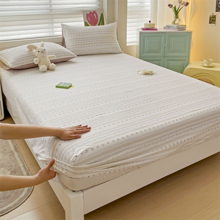 91家纺网 家纺一手货源 找家纺 （总）名兮家居 2024新款全棉卡通印花床笠