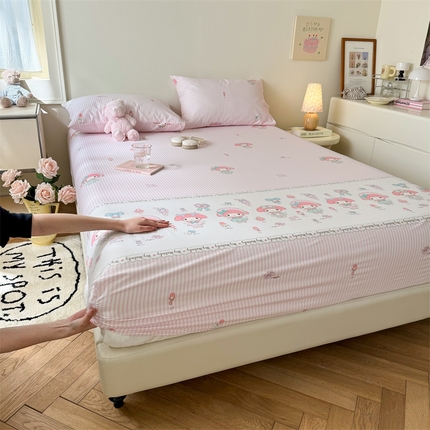 91家纺网 家纺一手货源 找家纺 （总）名兮家居 2024新款全棉卡通印花床笠