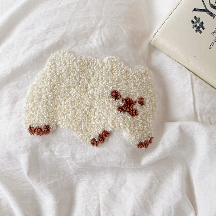 91家纺网 家纺一手货源 找家纺 韩巢家纺 2024新款四季通用超柔水洗棉毛巾绣单件被套-小白熊系列（提供卖家秀 ） 小白熊 白浅粉