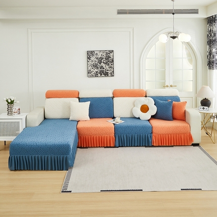 91家纺网 家纺一手货源 找家纺 （总）天下布艺 2024新款摇粒绒清灵裙边坐垫套