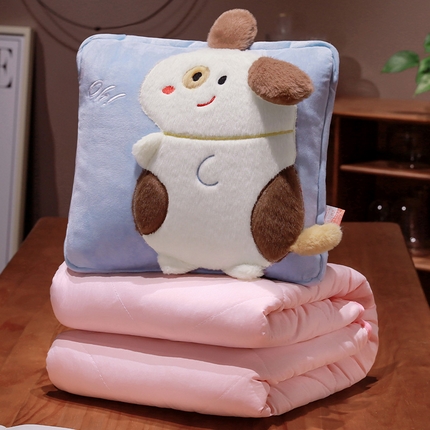 91家纺网 家纺一手货源 找家纺 （总）仟亿莱 2024新款多巴胺卡通动物抱枕被