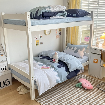 91家纺网 家纺一手货源 找家纺 （总）金鑫汇家纺 2024新款全棉宿舍印花三件套第一批