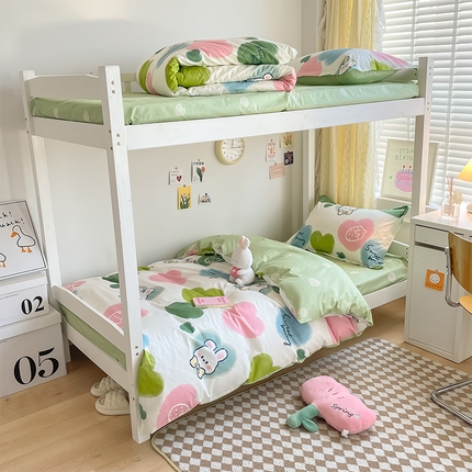 91家纺网 家纺一手货源 找家纺 （总）金鑫汇家纺 2024新款全棉宿舍印花三件套第一批