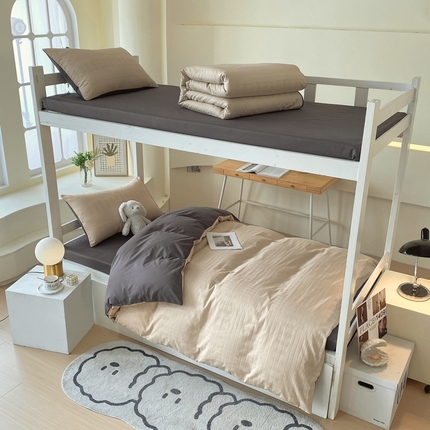 91家纺网 家纺一手货源 找家纺 金鑫汇家纺 2024新款A类长绒棉提花学生套件 纵横阡陌