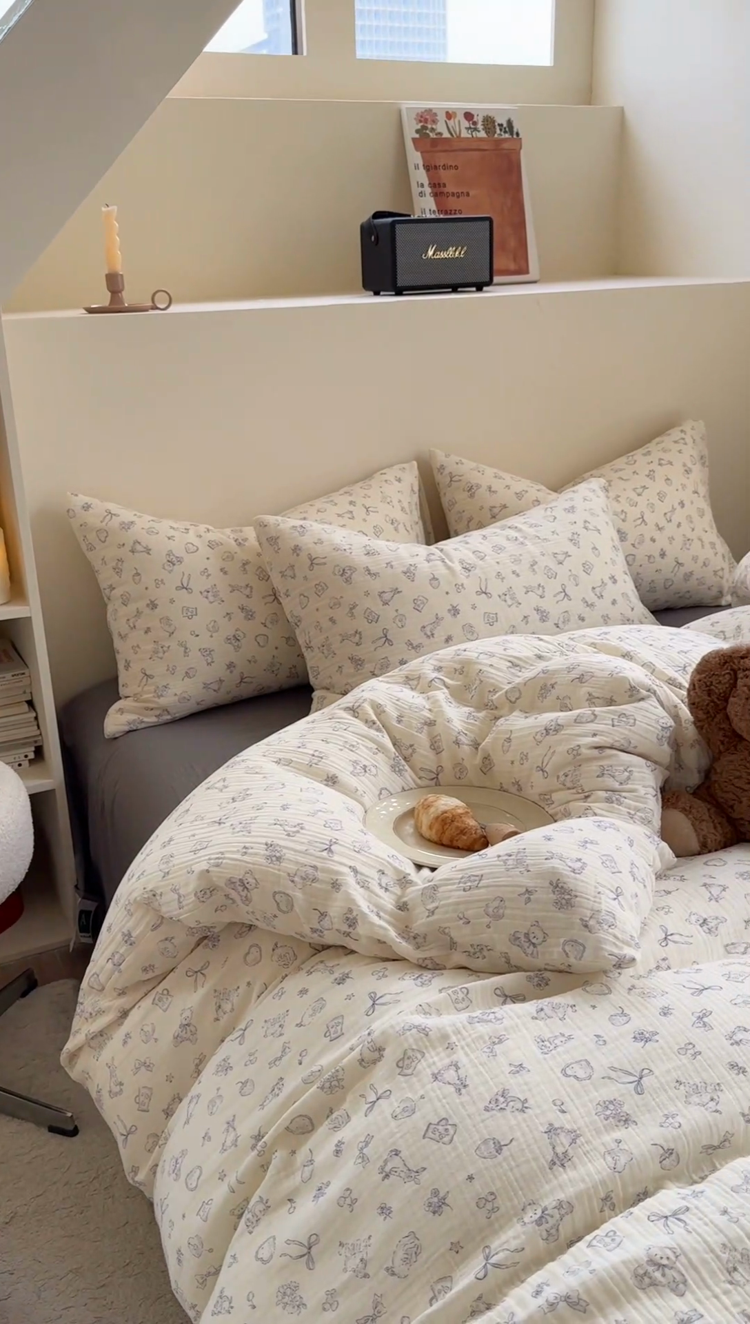 91家纺网 家纺一手货源 找家纺 萝莉家纺 2025新款全棉双层皱皱纱四件套（第三批） 生日礼物