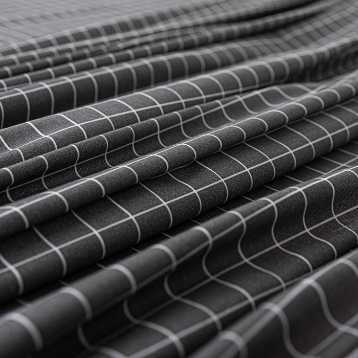 91家纺网 家纺一手货源 找家纺 楠沐家纺 2025新款大学生床垫套可拆洗学生宿舍亲肤床垫套 黑小格