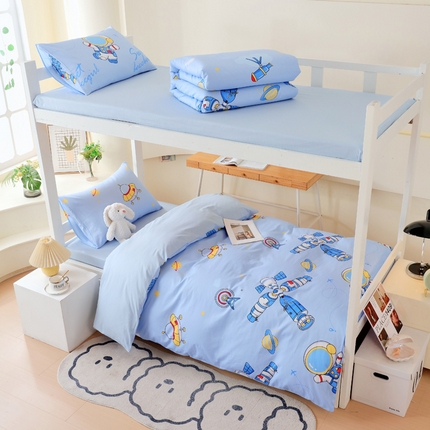 金鑫汇家纺 2024新款全棉宿舍印花三件套第二批 宇宙奥秘