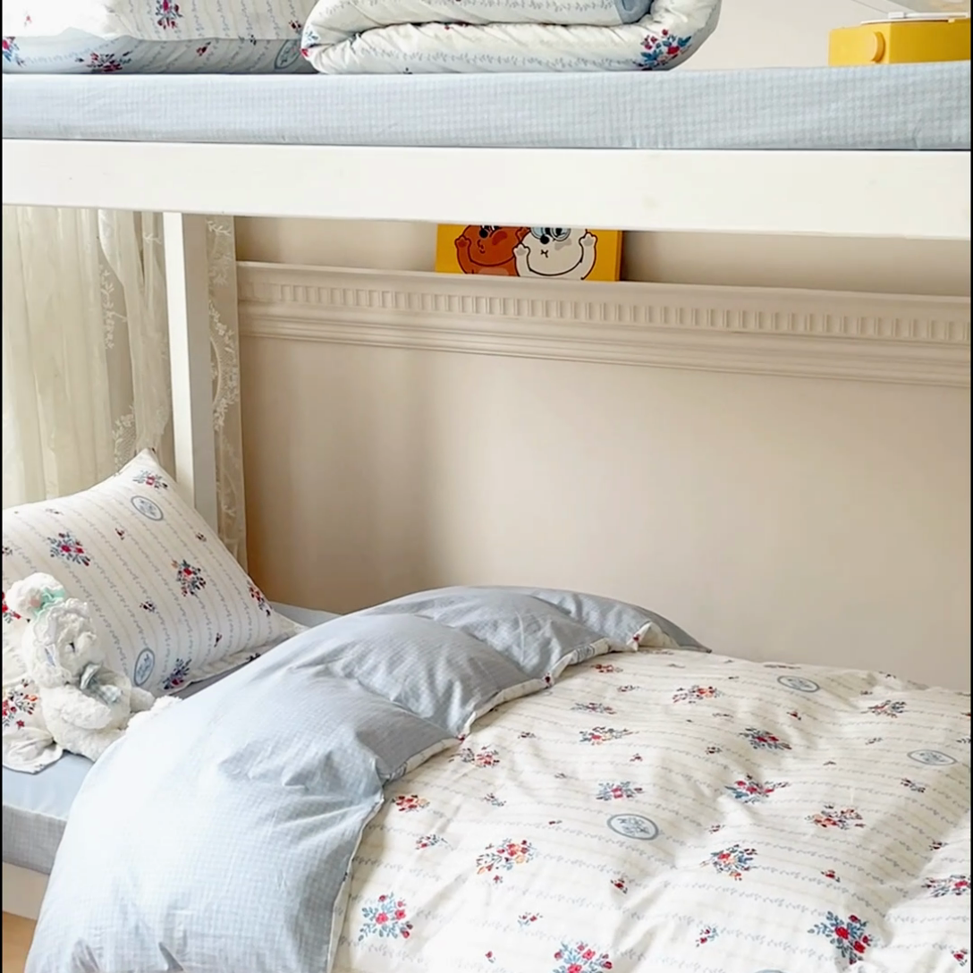 91家纺网 家纺一手货源 找家纺 金鑫汇家纺 2024新款全棉宿舍印花三件套第一批 伯爵夫人