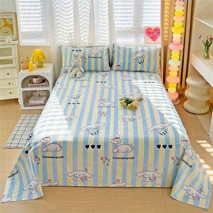 91家纺网 家纺一手货源 找家纺 （总）名兮家居 2024新款三丽鸥全棉床单【含防伪标】