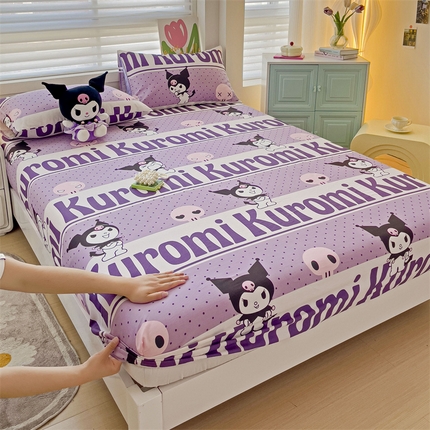 91家纺网 家纺一手货源 找家纺 （总）名兮家居 2024新款三丽鸥全棉印花床笠【含防伪标】