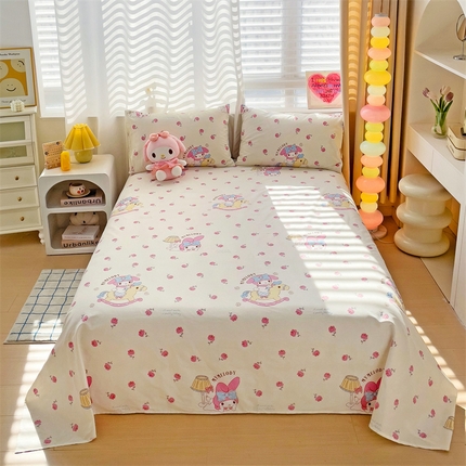名兮家居 2024新款三丽鸥全棉床单【含防伪标】 旋转木马