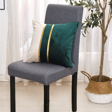 91家纺网 家纺一手货源 找家纺 （总）爱家居 2025新款亚马逊跨境北欧轻奢抱枕套荷兰绒拼色靠垫靠垫天鹅绒沙发腰枕