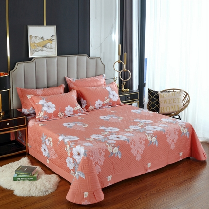 91家纺网 家纺一手货源 找家纺 （总）2024新款全棉13376印花床盖款套件单品系列