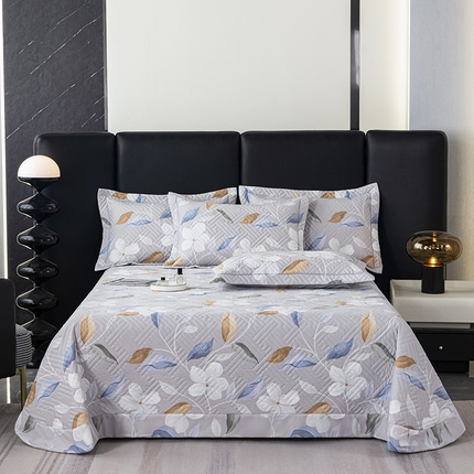 91家纺网 家纺一手货源 找家纺 （总）2024新款全棉13376印花床盖款套件单品系列