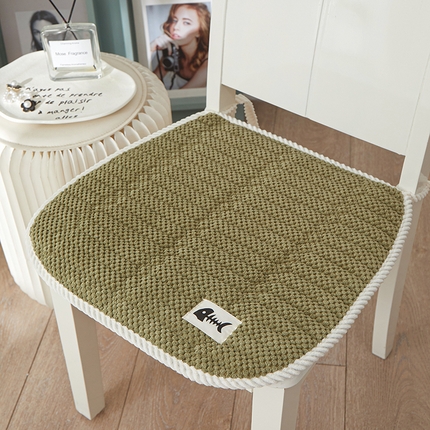 91家纺网 家纺一手货源 找家纺 （总）爱家居 2024新款灯芯绒马蹄形加厚家用餐椅坐垫可水洗垫子餐椅垫简约现代