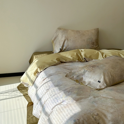 91家纺网 家纺一手货源 找家纺 佳汐蓝家纺 （总）2024新款60支天丝棉系列四件套