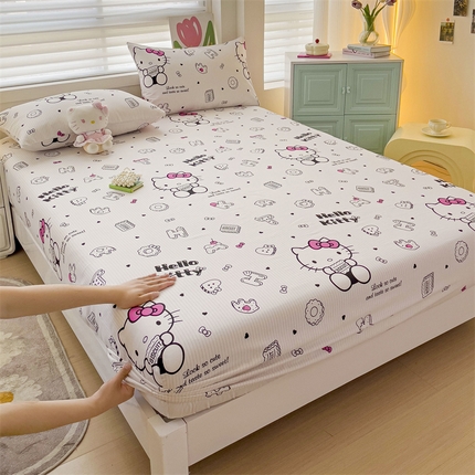 名兮家居 2024新款三丽鸥全棉印花床笠【含防伪标】 甜心kt