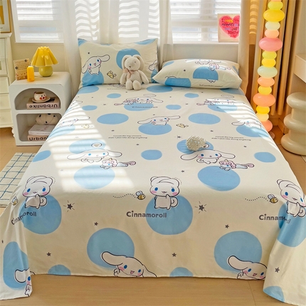 名兮家居 2024新款三丽鸥全棉床单【含防伪标】 圈圈玉桂狗