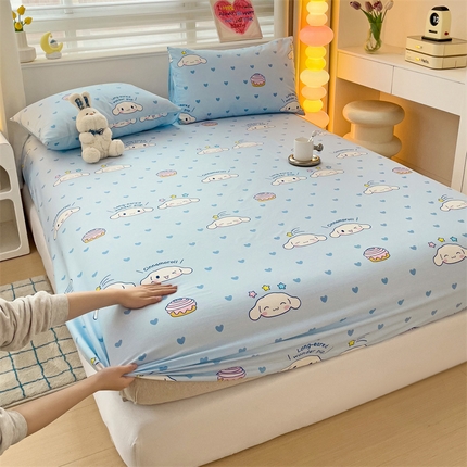 91家纺网 家纺一手货源 找家纺 （总）名兮家居 2024新款三丽鸥全棉印花床笠【含防伪标】