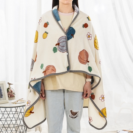 卉晨家纺 2024新款披肩毯毛毯空调毯毯子 吉娜